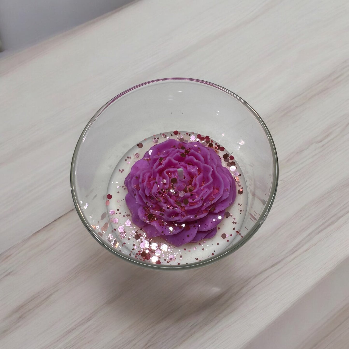 BOUGIE PARFUMÉE "ROSE ETERNELLE" EN POT