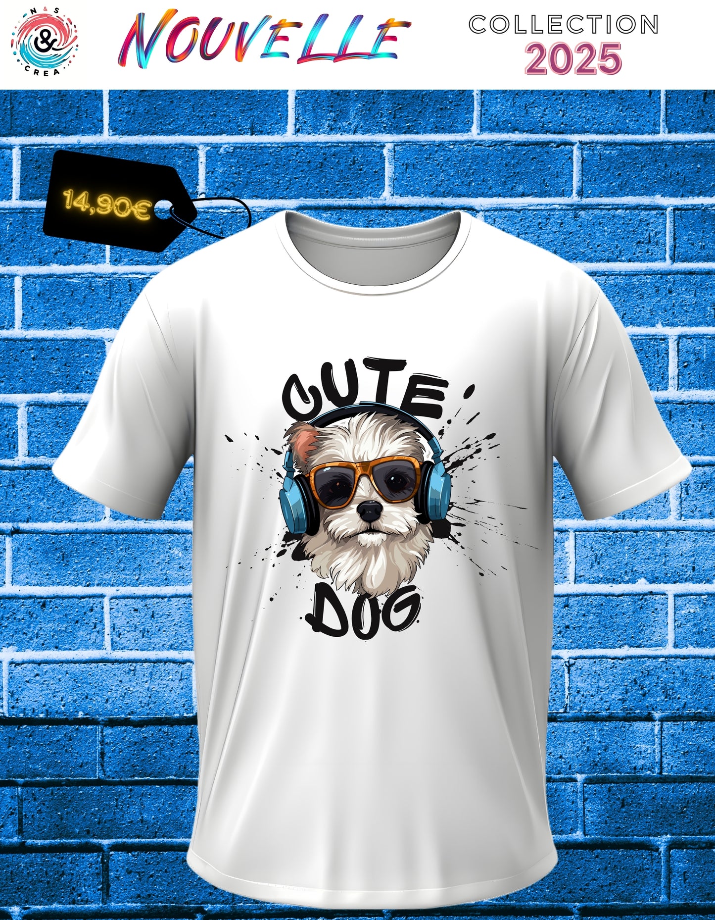 T-SHIRT CUTE DOG