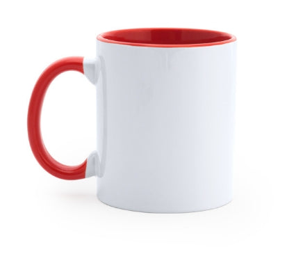 Mug rouge à personnaliser