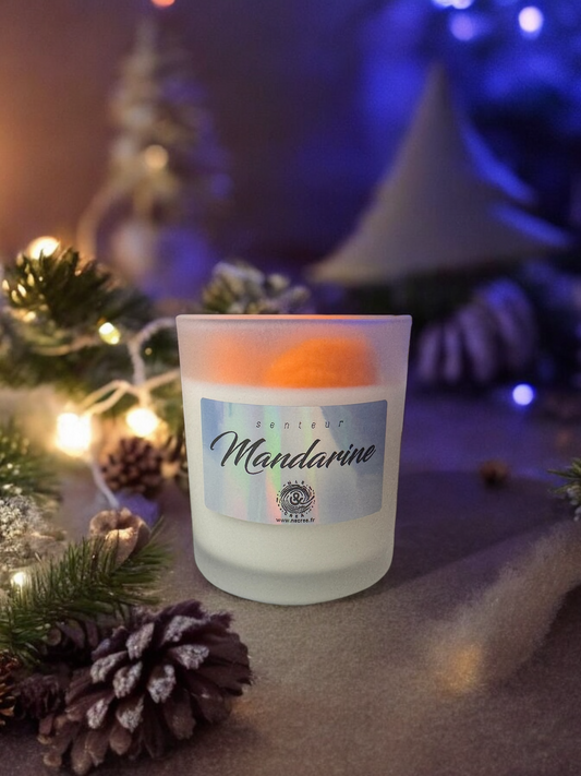 BOUGIE PARFUMÉE  "MANDARINE" EN POT 17CL