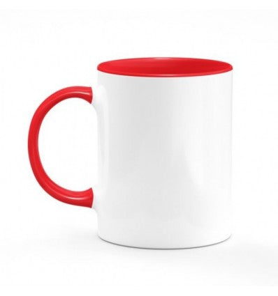 Mug rouge à personnaliser